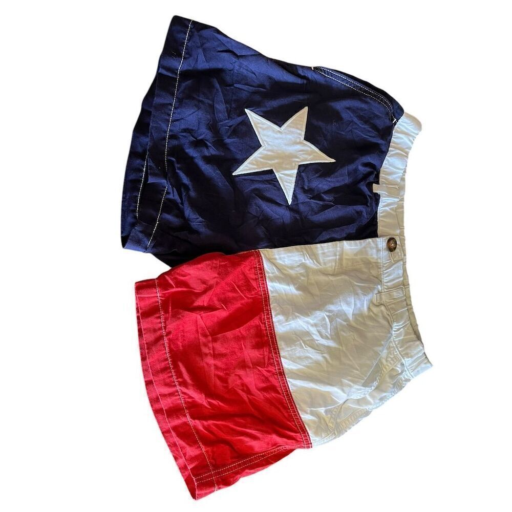 Chubbies‎ Men's Texas Flag Swim Shorts Size M Patriotic Summer Theme